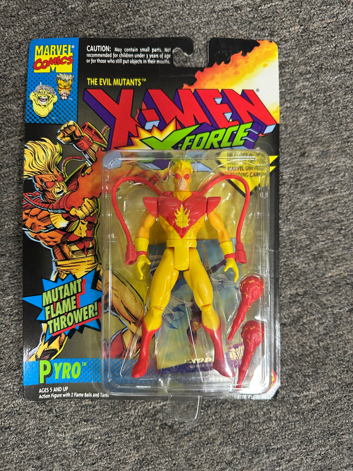 ToyBiz Marvel The Uncanny X-Men X-Force Pyro MOC (1994)