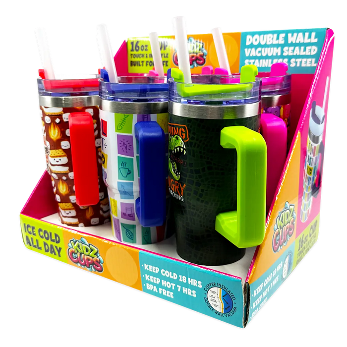 16 oz Insulated Kids Cup - 6 Pieces Per Retail Ready Display 25330 KIPP BROTHERS
