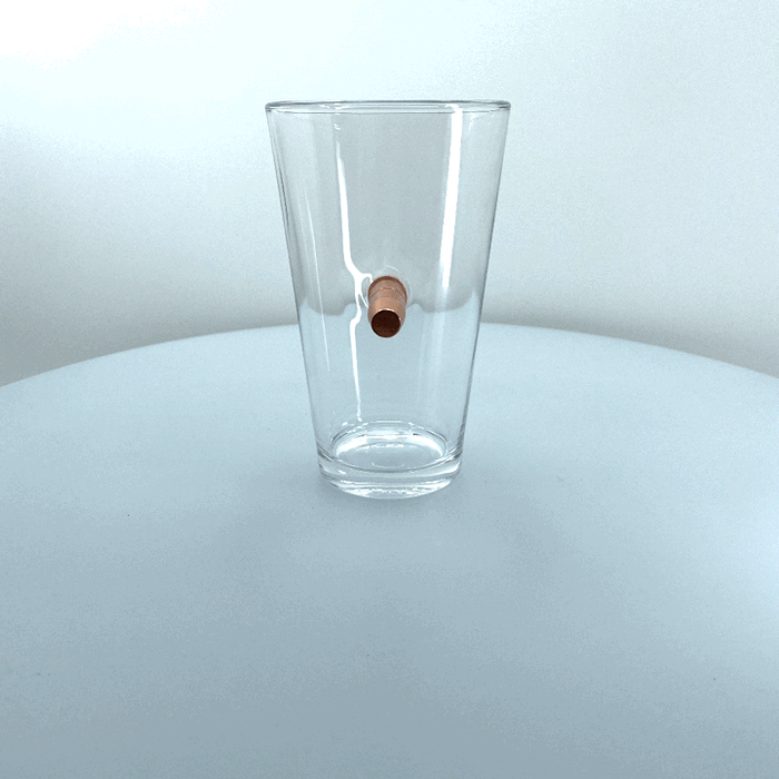 16 oz Tac Gear Bullet Patriotic Pint Glass - 6 Pieces Per Retail Ready Display 23151 TAC GEAR