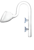 17mm glass lilly pipe (outflow)