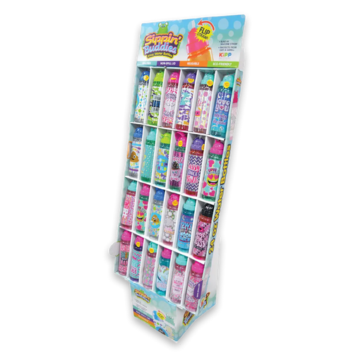 24Oz Kids Water Bottle Assortment Floor Display - 24 Pieces Per Retail Ready Display 88552 KIPP BROTHERS