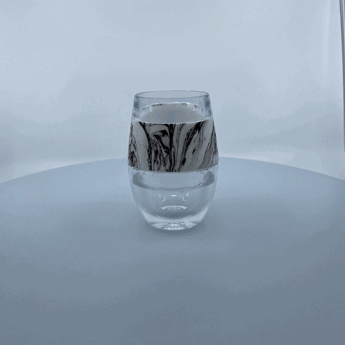 8.5 oz Insulated Freezer Gel Wine Cup - 6 Pieces Per Retail Ready Display 23060 ROUGHNECK