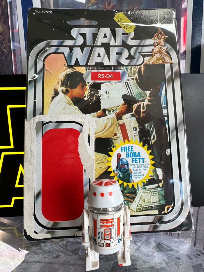 Kenner Star Wars VINTAGE R5-D4 with original cardback (20-back, Complete)