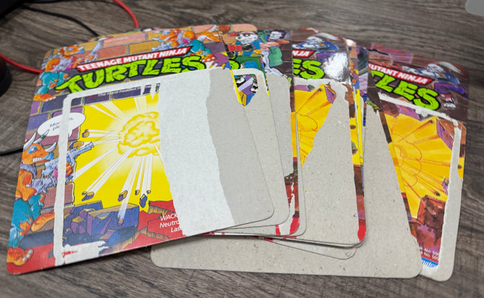 Playmates Teenage Mutant Ninja Turtles VINTAGE Cardbacks (13 of them)