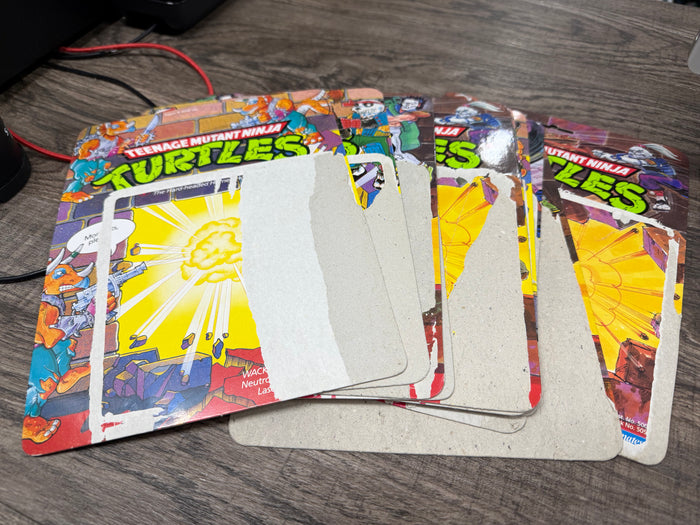 Playmates Teenage Mutant Ninja Turtles VINTAGE Cardbacks (13 of them)