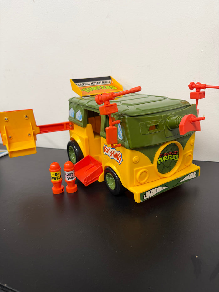 Playmates TMNT Teenage Mutant Ninja Turtles Party Wagon (Complete, Vintage, 1989)