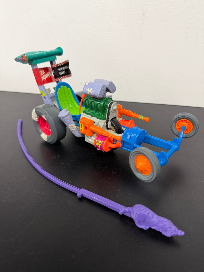 Playmates TMNT Teenage Mutant Ninja Turtles Sewer Dragster (Complete, Vintage, 1990)