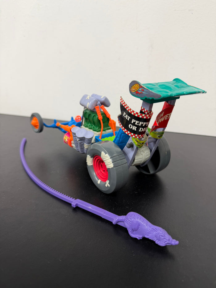 Playmates TMNT Teenage Mutant Ninja Turtles Sewer Dragster (Complete, Vintage, 1990)