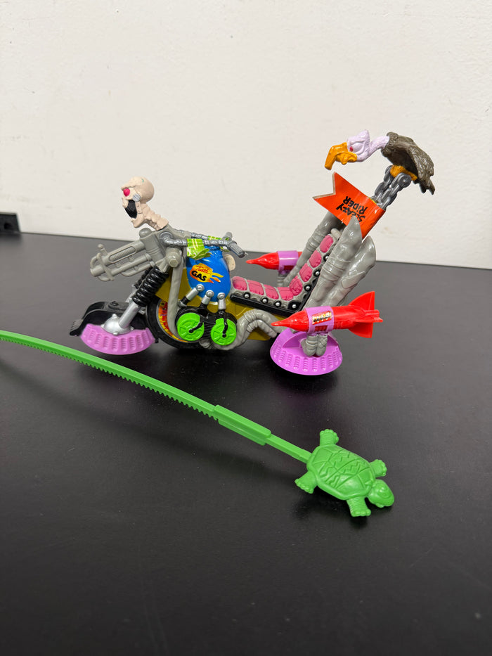 Playmates TMNT Teenage Mutant Ninja Turtles Psycho Cycle (Complete, Vintage, 1990)