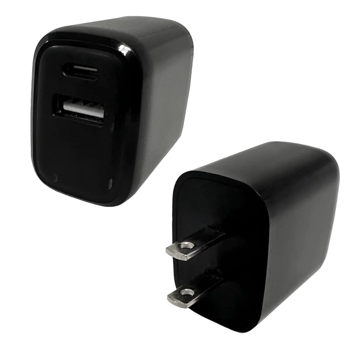 AC Wall Charger Dual Port USB / USB-C 20 Watts - 12 Pieces Per Pack 24675 NOVELTY INC