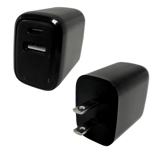 AC Wall Charger Dual Port USB / USB-C 20 Watts - 12 Pieces Per Pack 24675 NOVELTY INC