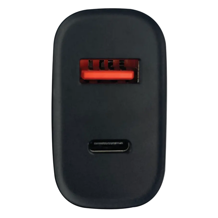 AC Wall Charger Dual USB / USB-C Ports 20 Watts - 3 Pieces Per Pack 24573 CAR VIBEZ