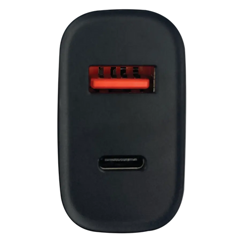 AC Wall Charger Dual USB / USB-C Ports 20 Watts - 3 Pieces Per Pack 24573 CAR VIBEZ