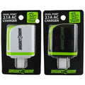 AC Wall Charger with Dual USB Ports 2.1 Amp - 3 Pieces Per Pack 22458 GADGET GEAR
