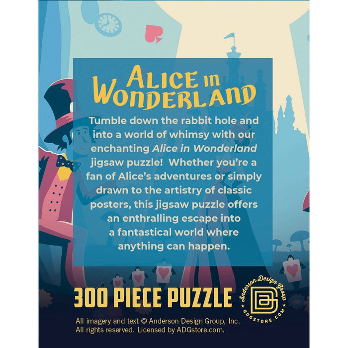 Alice in Wonderland 300 Piece Jigsaw Puzzle