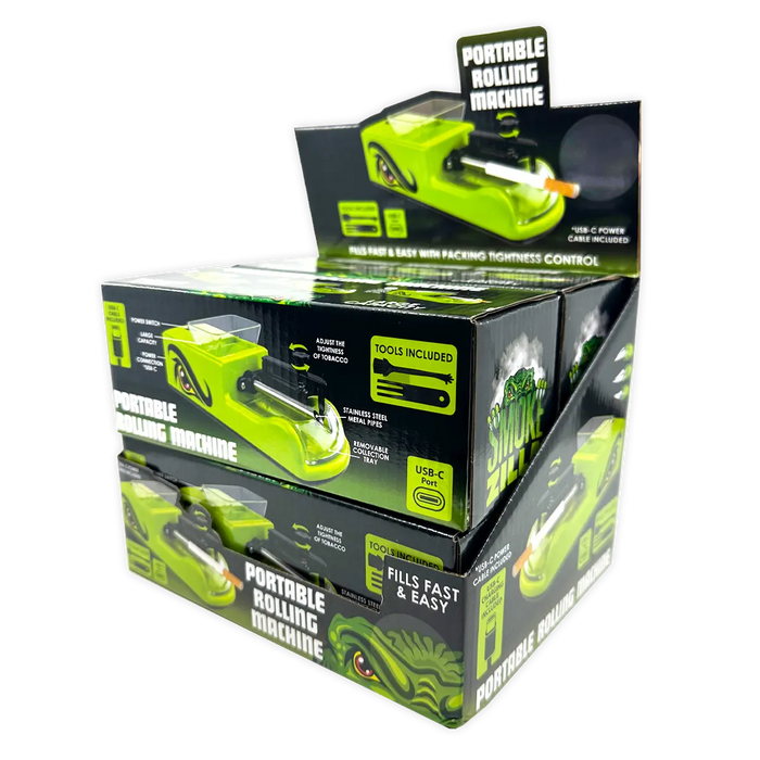 Automatic Tobacco Rolling Machine - 4 Pieces Per Retail Ready Display 25916 SMOKEZILLA