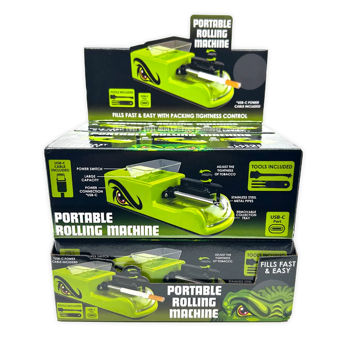 Automatic Tobacco Rolling Machine - 4 Pieces Per Retail Ready Display 25916 SMOKEZILLA
