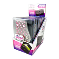 Bling Rhinestone Wallet Keychain - 12 Pieces Per Retail Ready Display 26045
