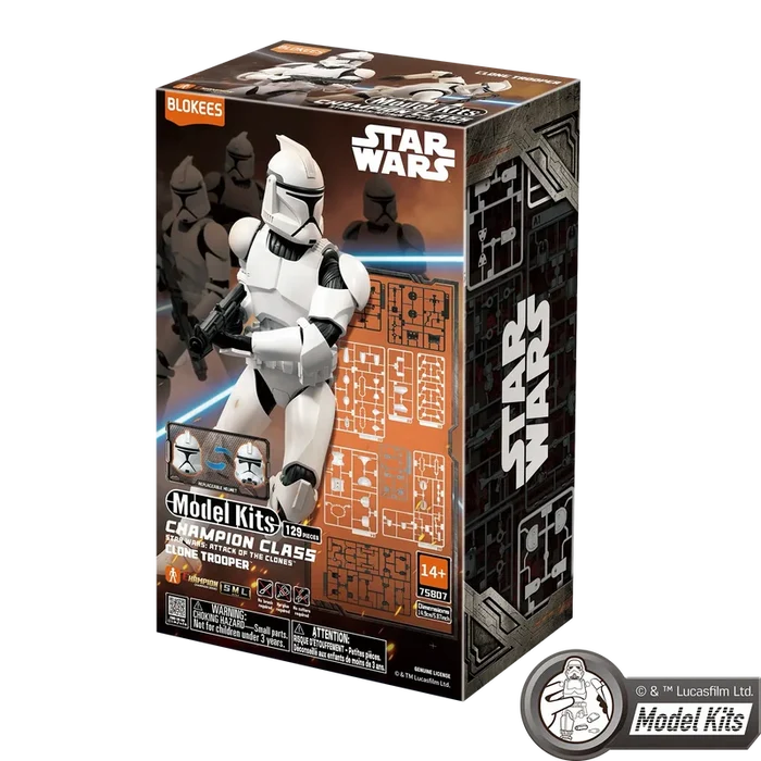 Blokees Star Wars Attack of the Clones Champion Class Clone Trooper