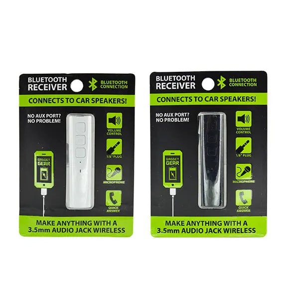 Bluetooth Compatible Receiver with Mic - 4 Pieces Per Pack 23611 GADGET GEAR