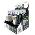 Car Charger and Wall Charger Dual Port USB / USB-C Rhinestone Assortment - 6 Pieces Per Retail Ready Display 88502 GADGET GEAR