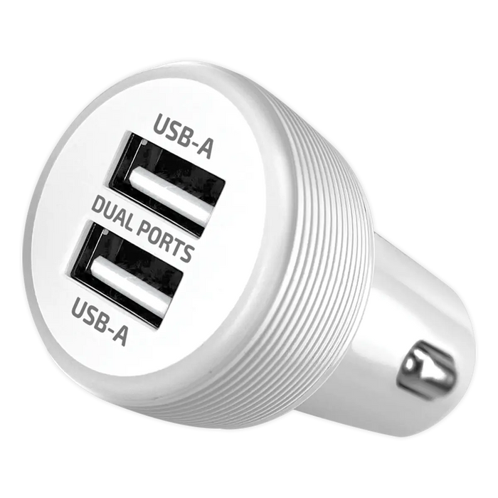 Car Charger Dual USB Ports with USB to USB-C Charging Cable Set 2.4 Amp - 3 Pieces Per Pack 24626 GADGET GEAR