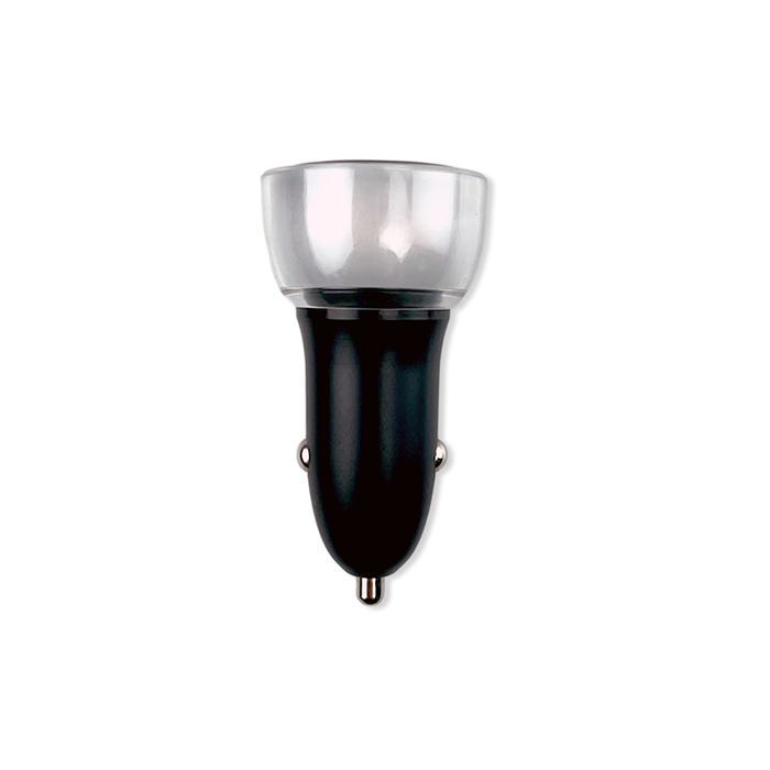 Car Charger Triple Port USB / USB-C LED 78W - 6 Pieces Per Retail Ready Display 25693