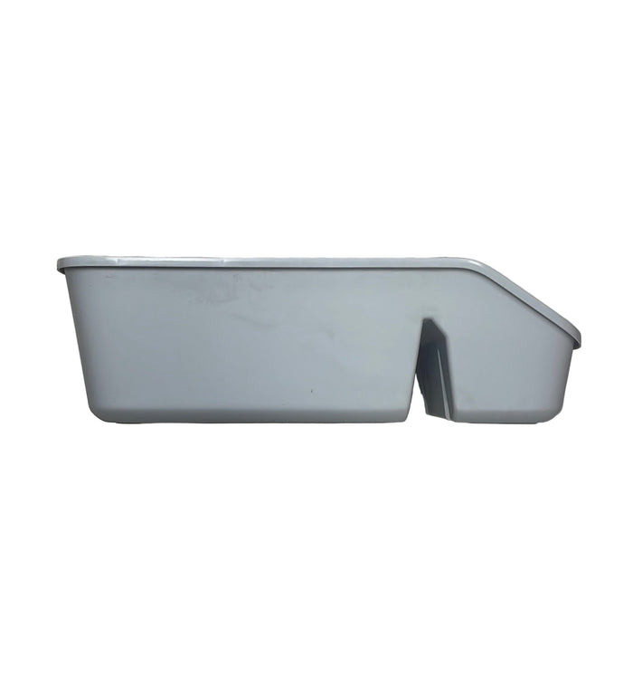 Cat litter box with scoop holder