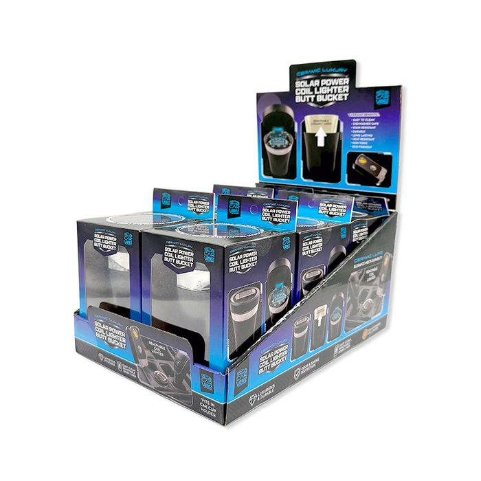 Ceramic USB Butt Bucket - 6 Per Retail Ready Display 25775 CAR VIBEZ