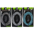 Charging Cable Elite Braided USB to USB-C 6FT - 3 Pieces Per Pack 28171 GADGET GEAR