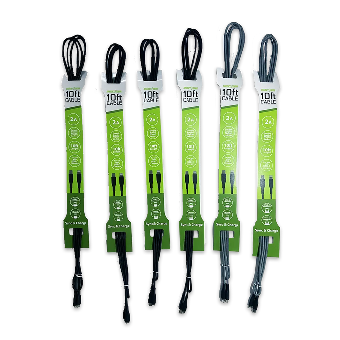 Charging Cable USB-C to Lightning 10FT 2 Amp - 6 Pieces Per Pack 24653 GADGET GEAR