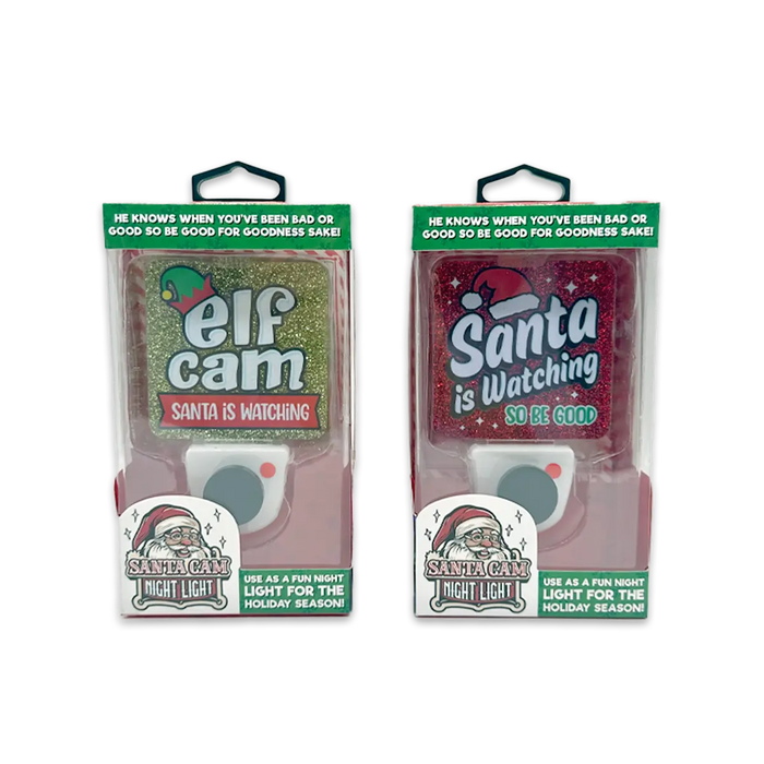 Christmas Cam Night Light AC Wall - 6 Pieces Per Retail Ready Display 25347 NOVELTY INC