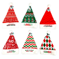 Christmas Santa Winter Hat with Merchandising Hang Strip - 6 Pieces Per Pack 25332 NOVELTY INC