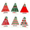 Christmas Santa Winter Hat with Merchandising Hang Strip - 6 Pieces Per Pack 26168 NOVELTY INC