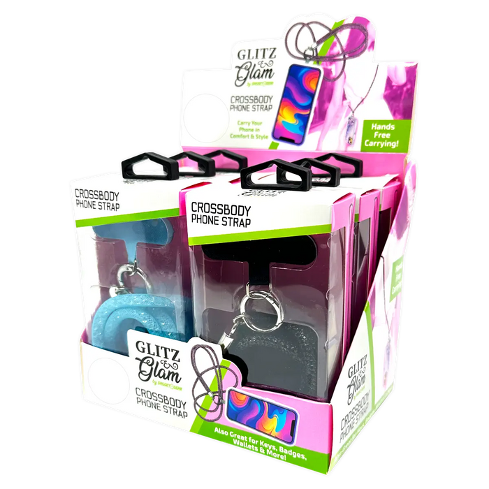 Crossbody Phone Strap Necklace - 6 Pieces Per Retail Ready Display 25398 GADGET GEAR