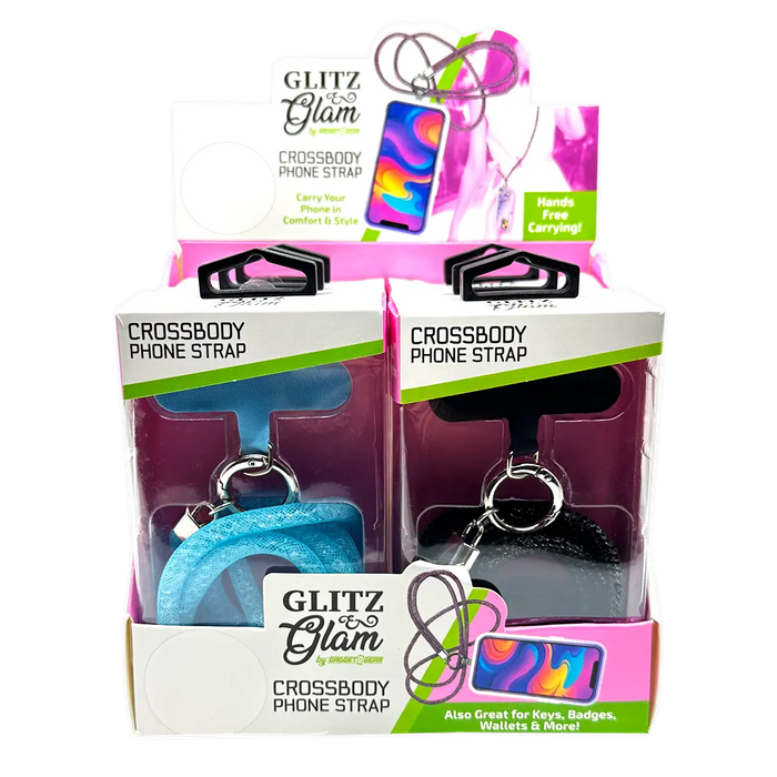 Crossbody Phone Strap Necklace - 6 Pieces Per Retail Ready Display 25398 GADGET GEAR