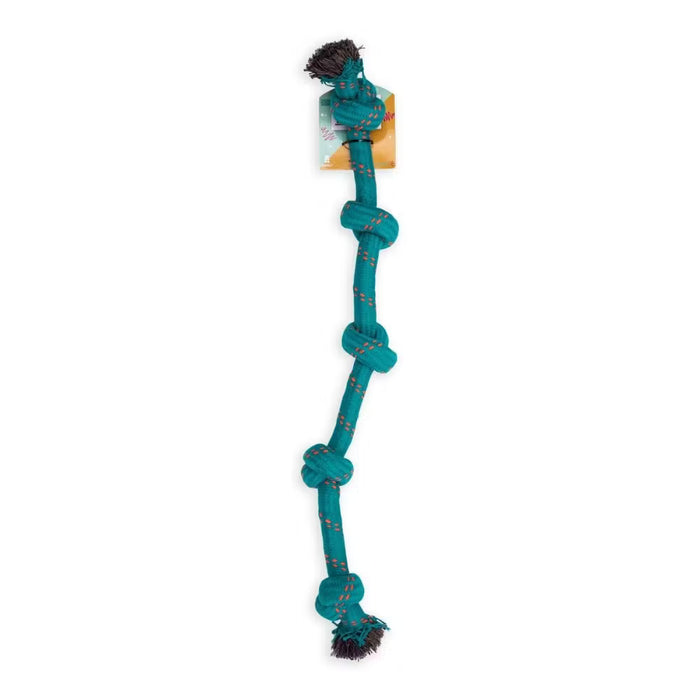 dogs life 5 knot dog toy blue