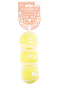 Dogs life Best fetch it tennis balls Yellow M