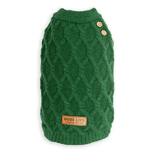 Dogs life cableknit winter jumper m