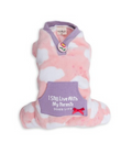 Dogs life cloud with hearts pink xs
