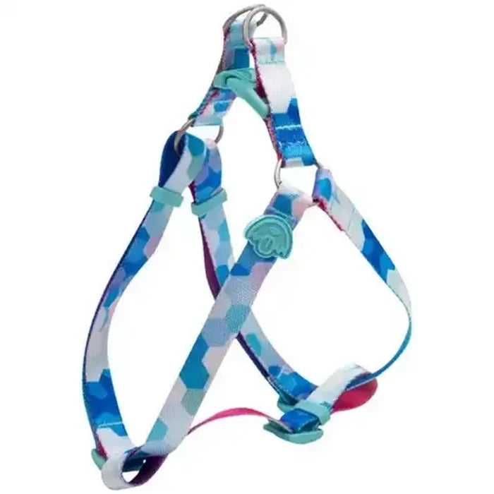 Dogs life designer pooch harness hex gradient s
