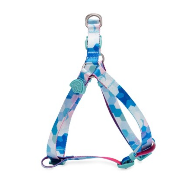 Dogs life designer pooch harness hex gradient s