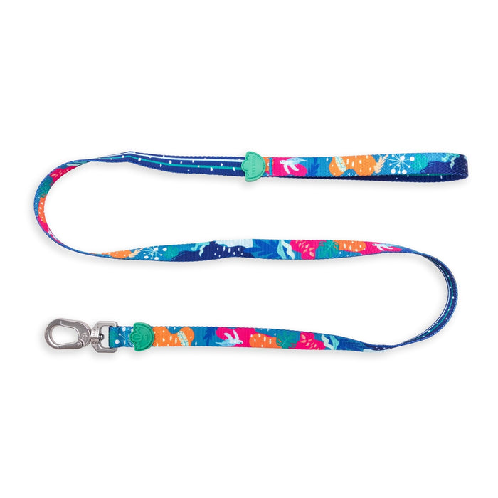 Dogs life designer pooch leash under the sea blue M
