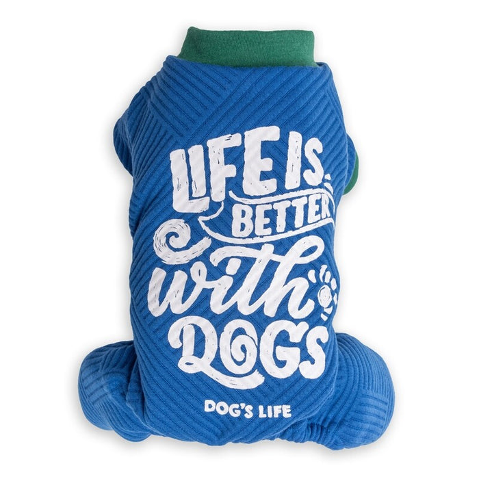 dogs life is better blue L