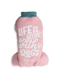 dogs life is better blue XL