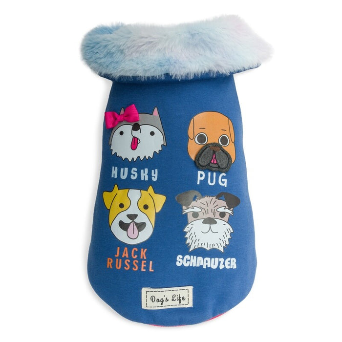 Dogs life Jersey sit for snacks blue L