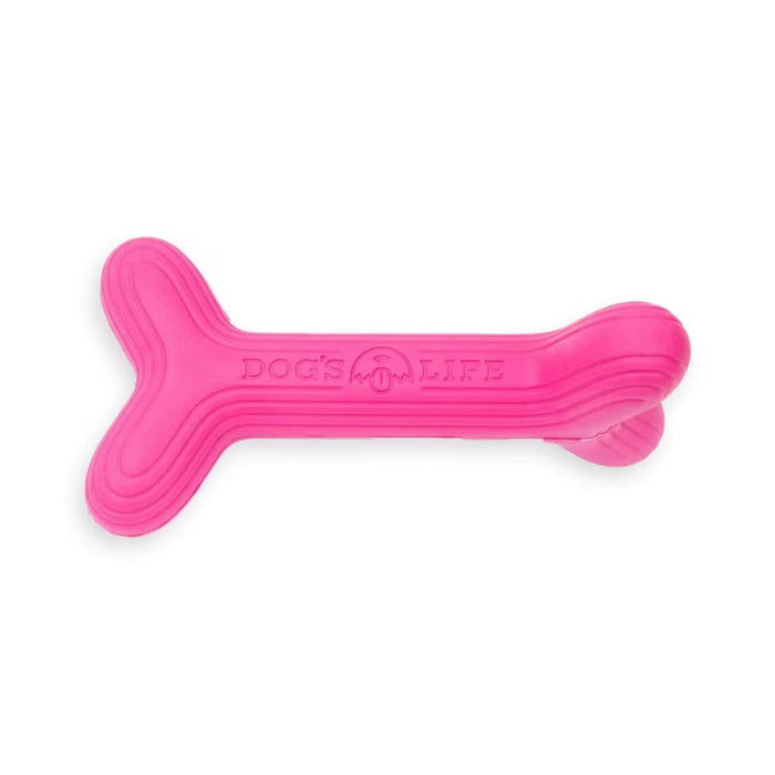 Dogs Life Large Rubber Toy pink