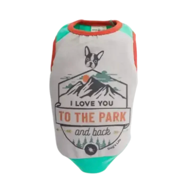 Dogs life love you to the park green 3XL