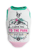 Dogs life love you to the park pink L
