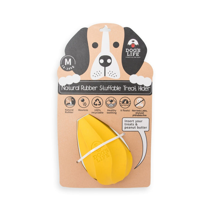 Dogs Life Medium Stuffable Toy Yellow